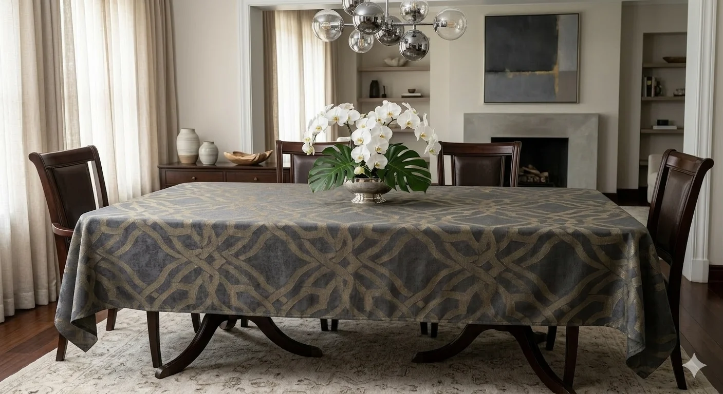 Cómo elegir el mantel perfecto para tu mesa y transformar tu comedor