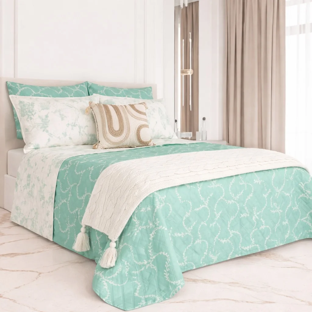 Kit de tendido ragazza semidoble con diseños y texturas en tendencia | D' Ensueño