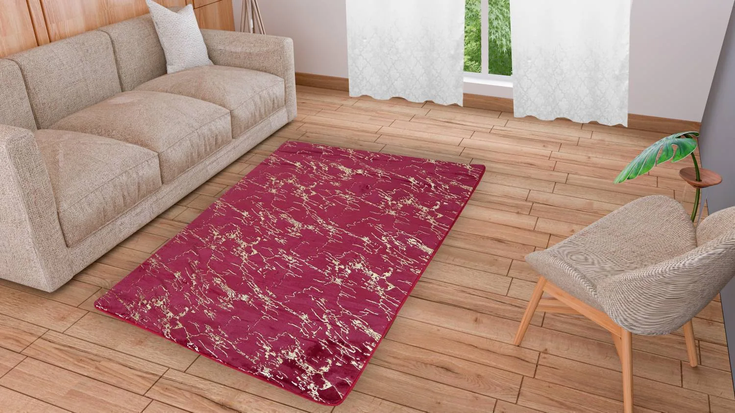 Tapete marmolado medida: 120m x 170cm - Alfombras y tapetes Colombia