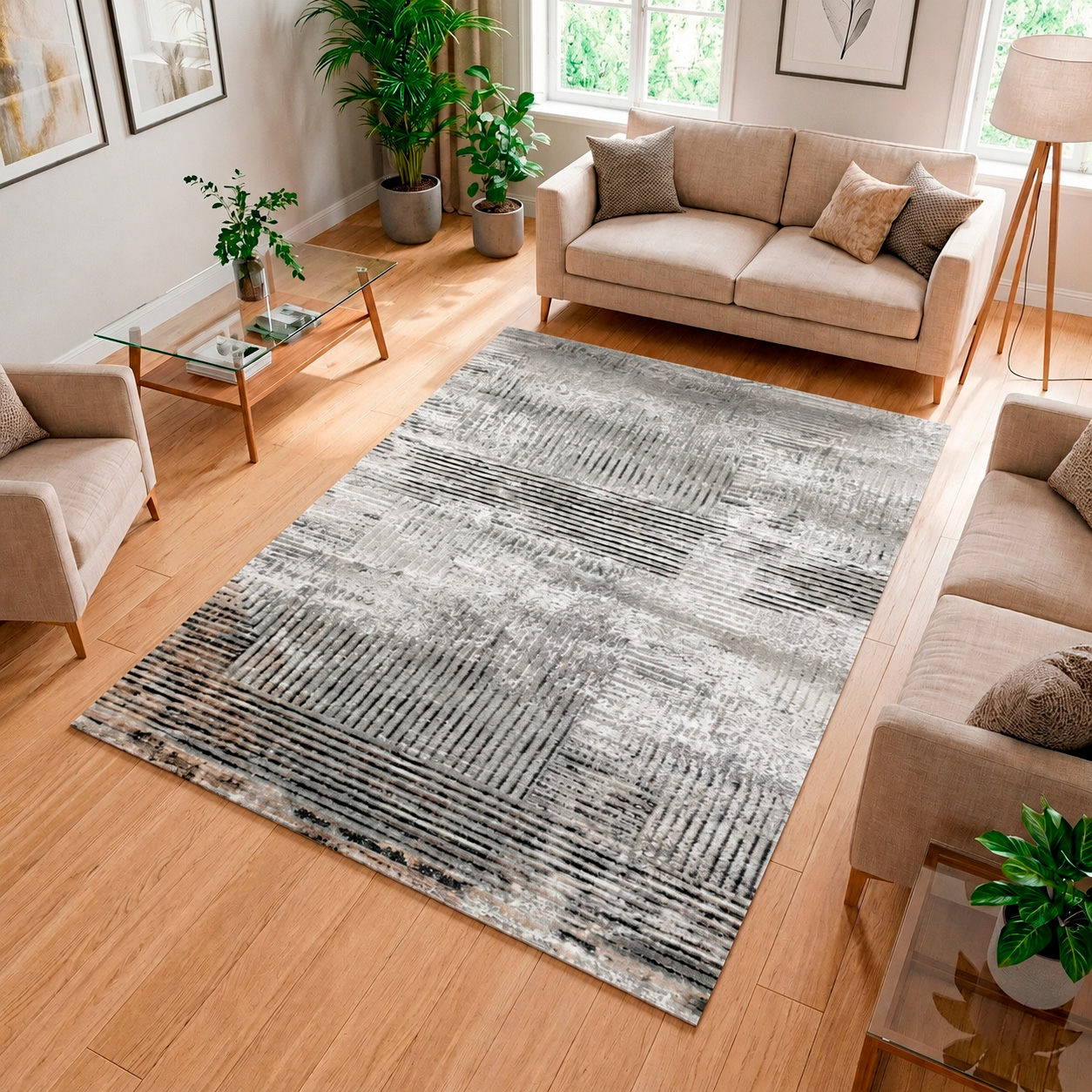Alfombra casa dorada medida: 120m x 170cm - Alfombras | D' Ensueño