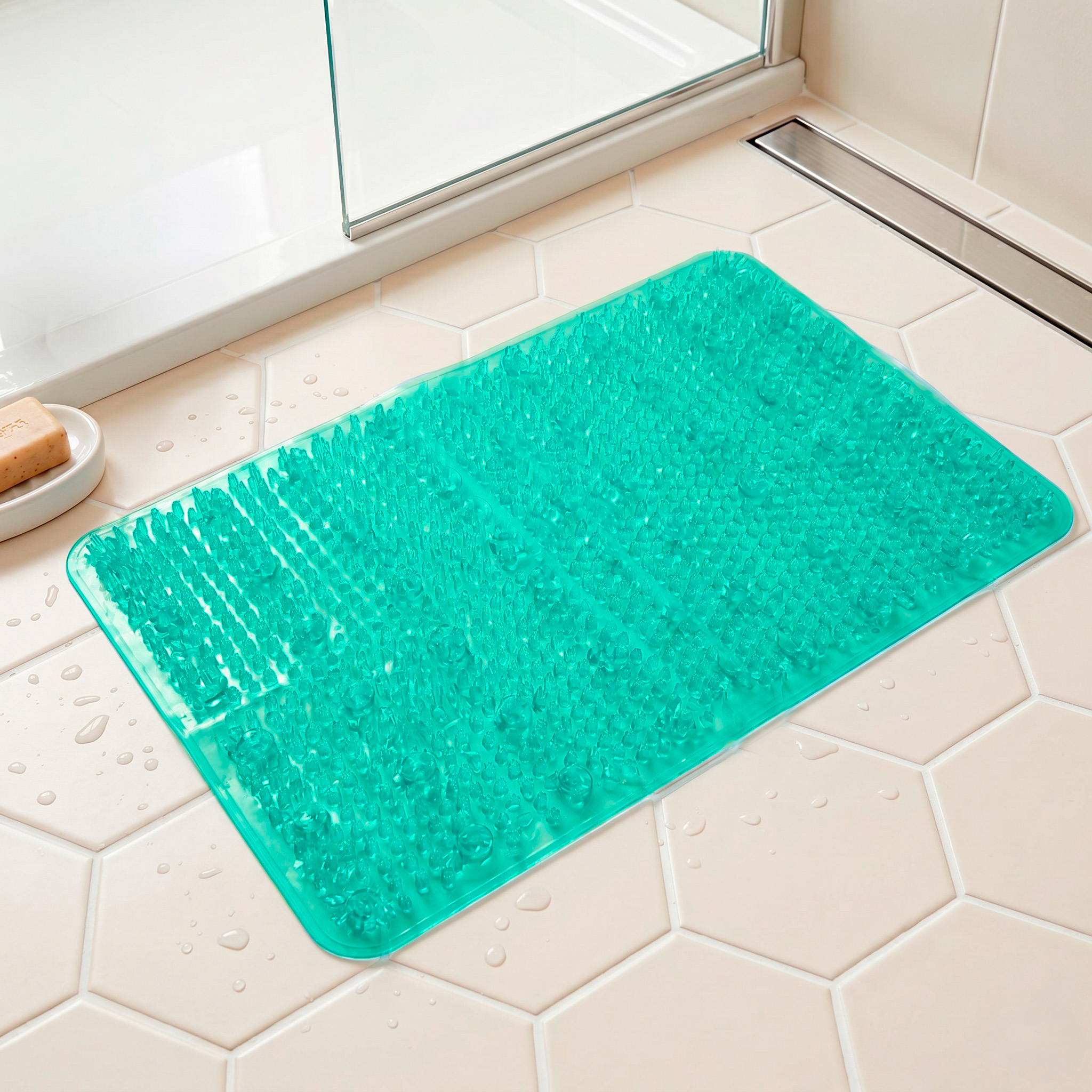 Tapete ducha relax medida: 34cmx65cm - Alfombras Colombia