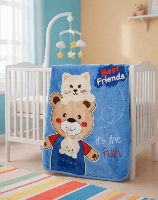 Mantilla de bebé 100cmx140cm - Cobijas | D' Ensueño