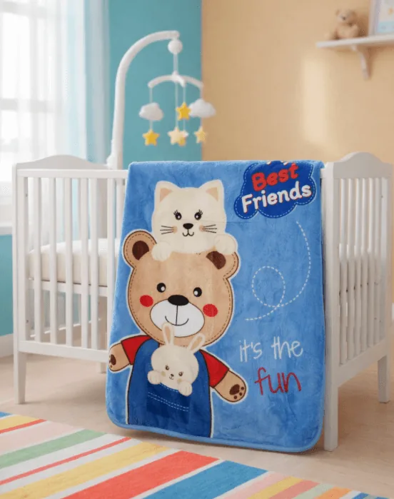 Mantilla de bebé 100cmx140cm - Cobijas Colombia