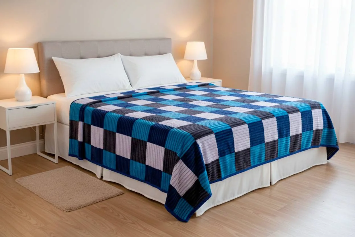 Cobija ovejera troquelada 195cmx215cm - Cobijas Colombia