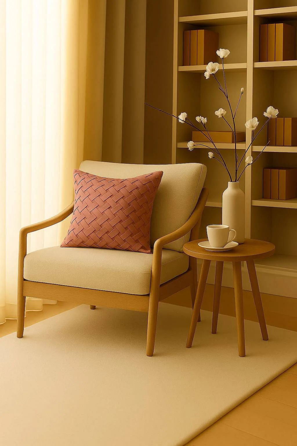 Cojín trenzado 45cmx45cm - Cojines | D' Ensueño