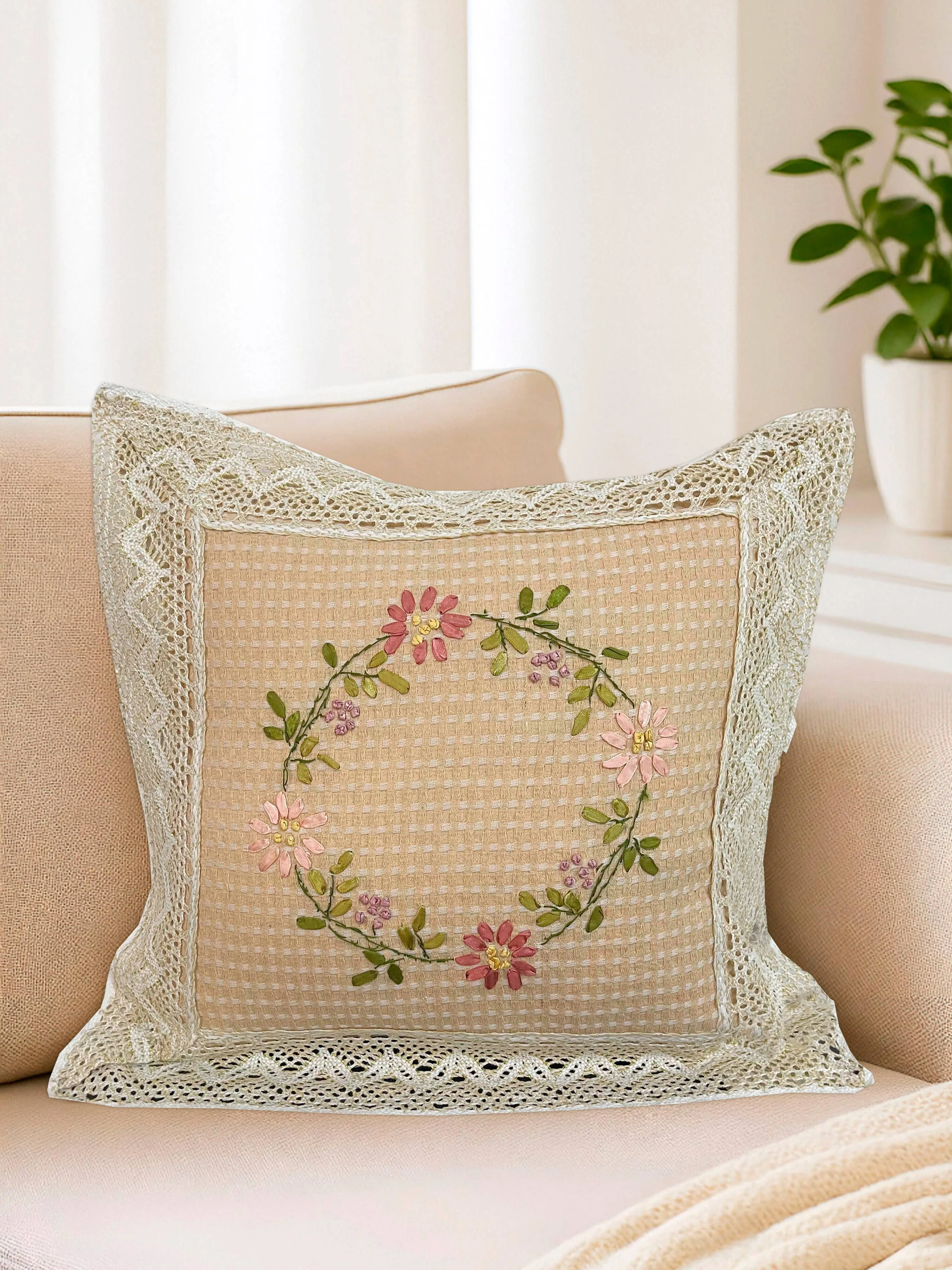 Cojín lirio 45cmx45cm - Cojines | D' Ensueño