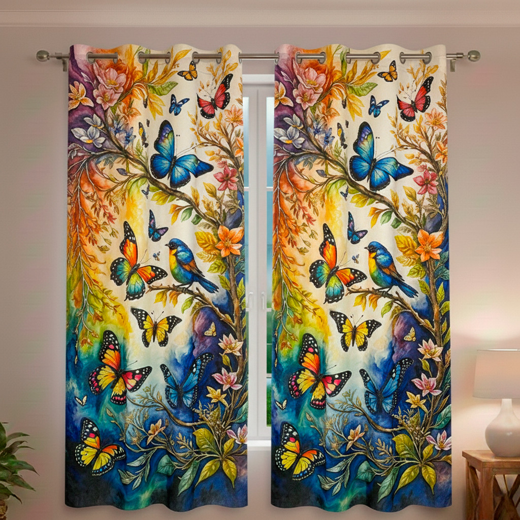 Cortina yr1765 140cmx230cm doble - Cortinas | D' Ensueño