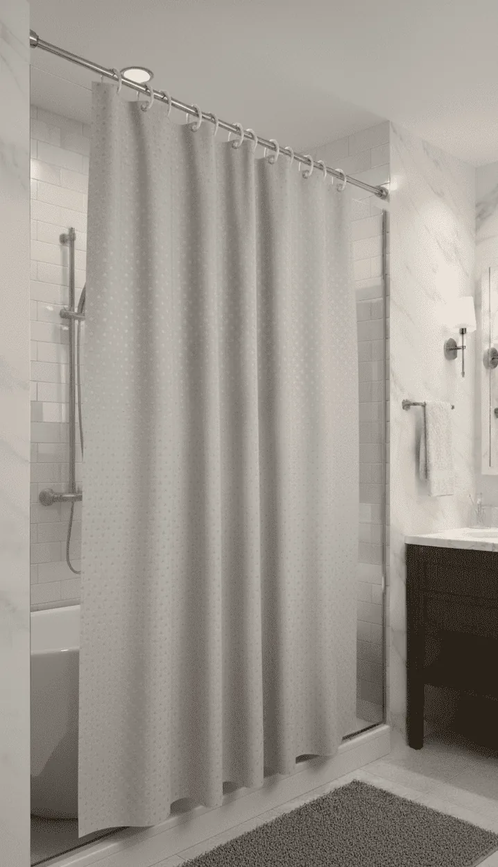 Cortina para baño solo fondo 180cmx180cm - Cortinas | D' Ensueño