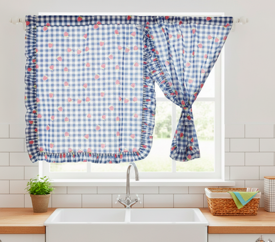 Cortina ventana mora 150cmx100cm - Cortinas | D' Ensueño