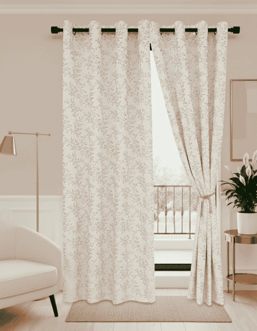 Cortina alba 140cmx220cm - Cortinas | D' Ensueño