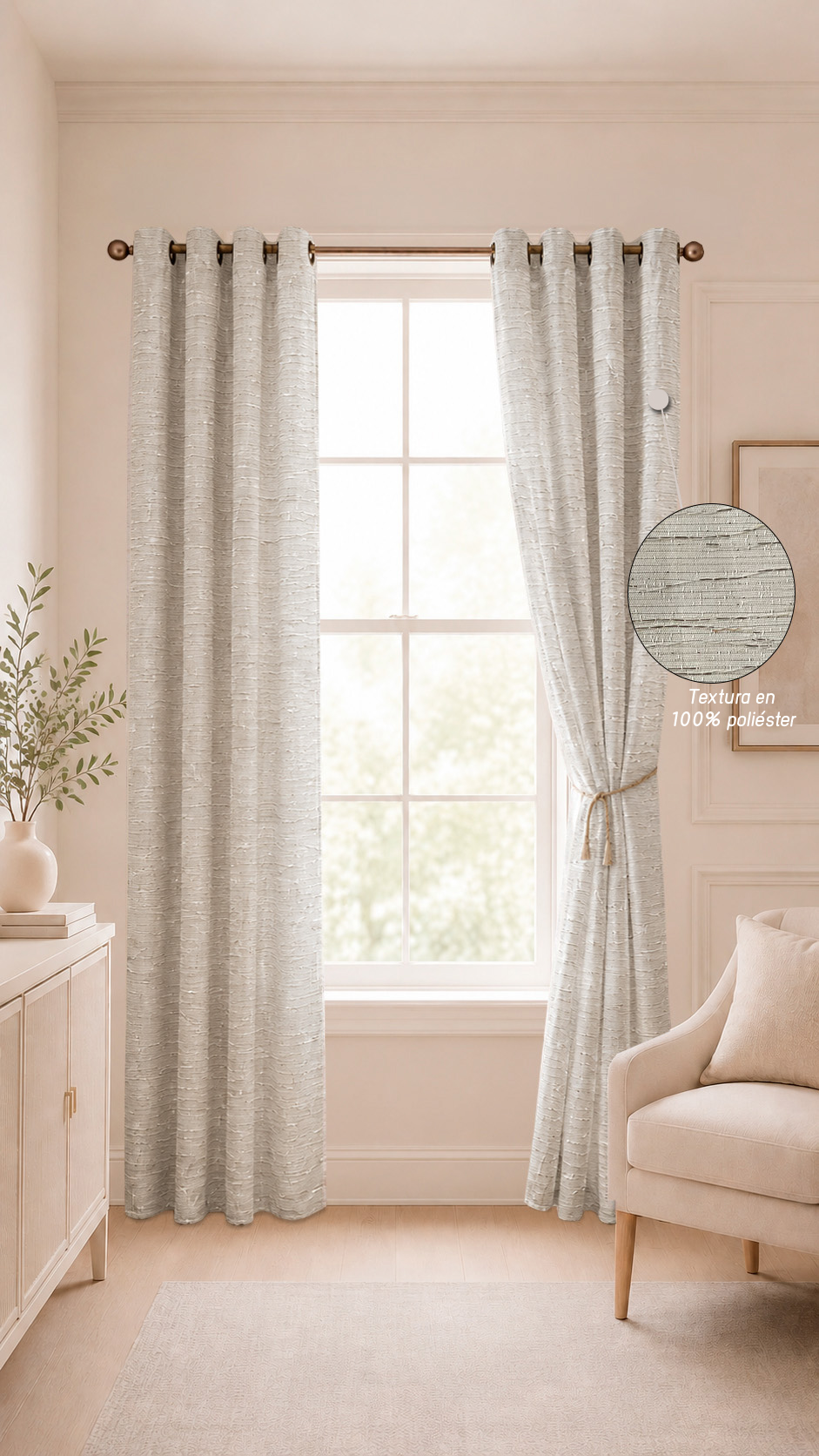Velo serena 137cmx220cm - Cortinas Colombia