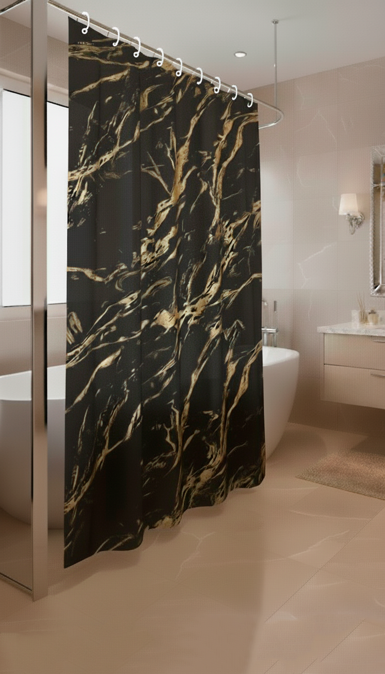 Cortina para baño marmore 180cmx200cm - Cortinas | D' Ensueño