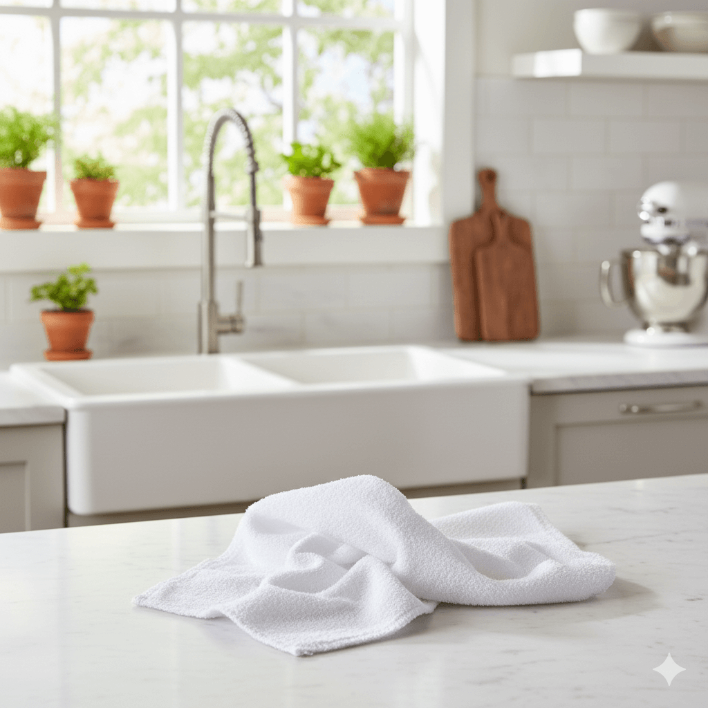 Limpión toalla blanca - Limpiones | D' Ensueño