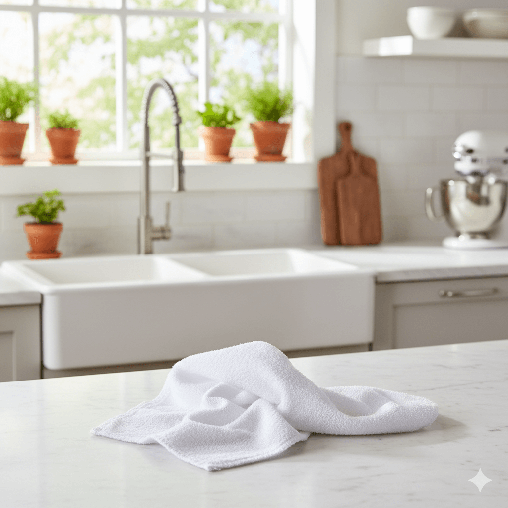 Limpión toalla blanca - Limpiones | D' Ensueño