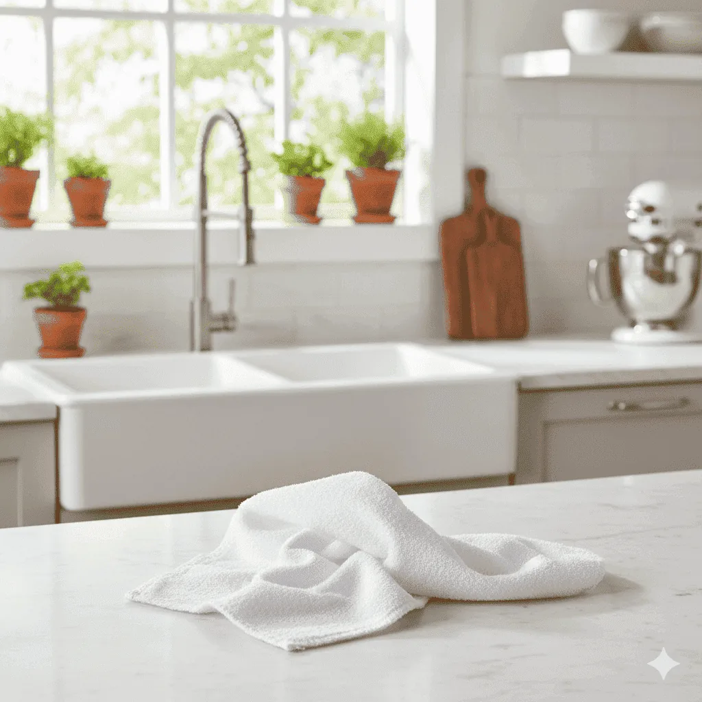 Limpión toalla blanca - Limpiones | D' Ensueño