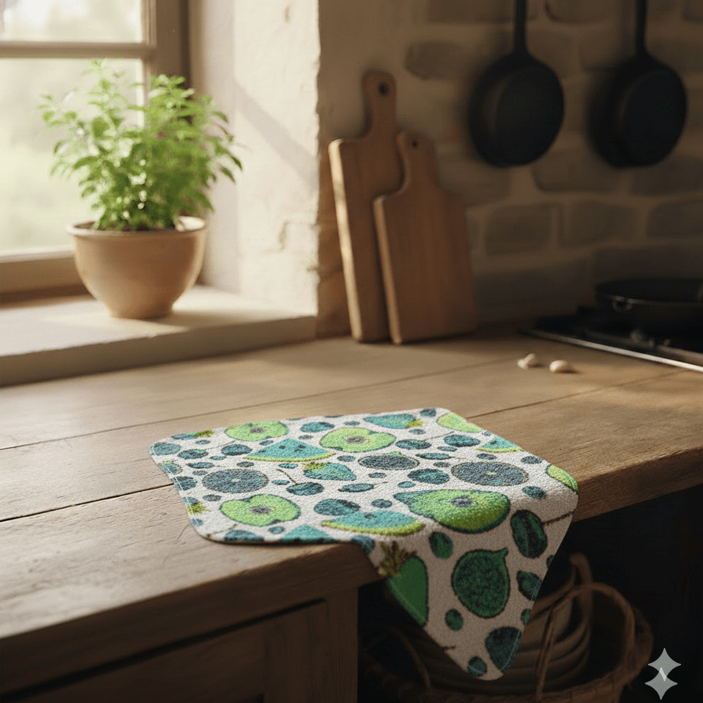 Limpión estampado tela toalla 26cm x 26cm - Limpiones Colombia