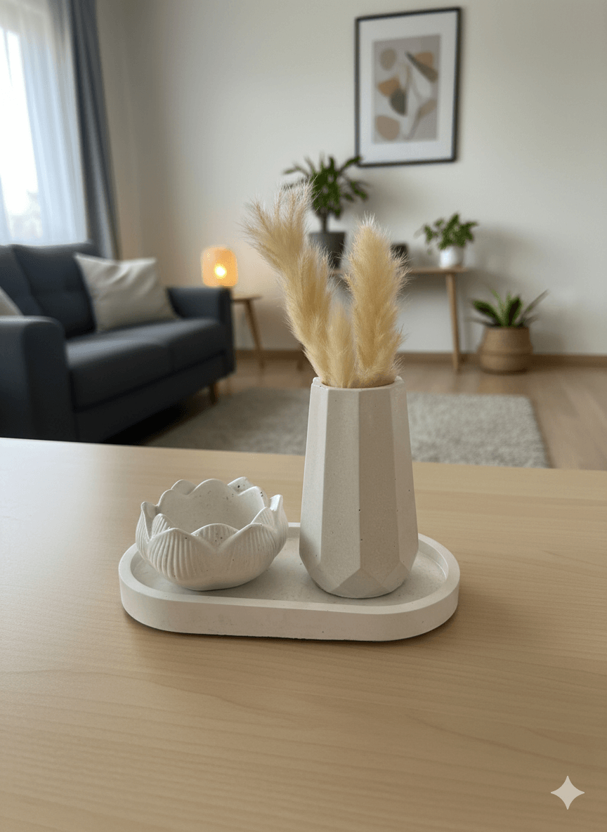 Set flor de arena - Línea artesanal Colombia