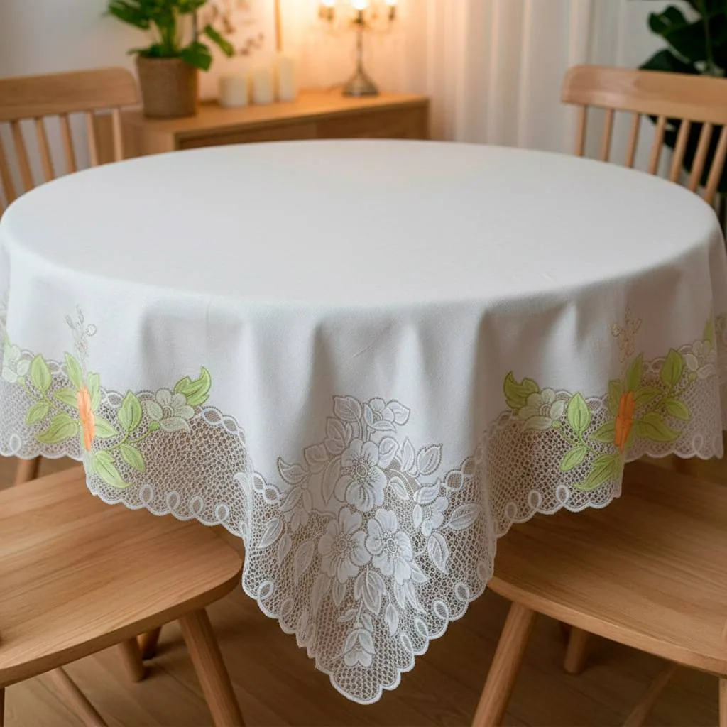 Mantel encaje azucena 180cmx180cm - Mantelería | D' Ensueño