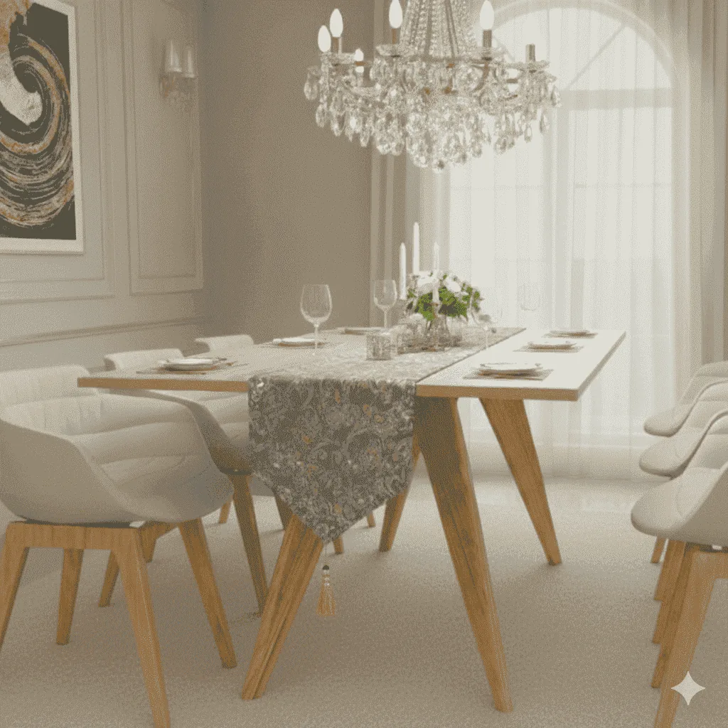 Camino de mesa arish 32cmx176cm - Mantelería | D' Ensueño