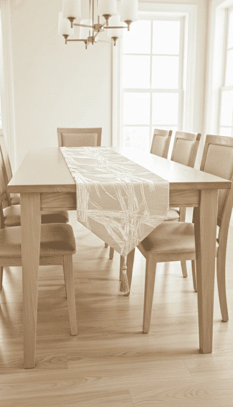 Camino de mesa loto 30cmx180cm - Mantelería | D' Ensueño