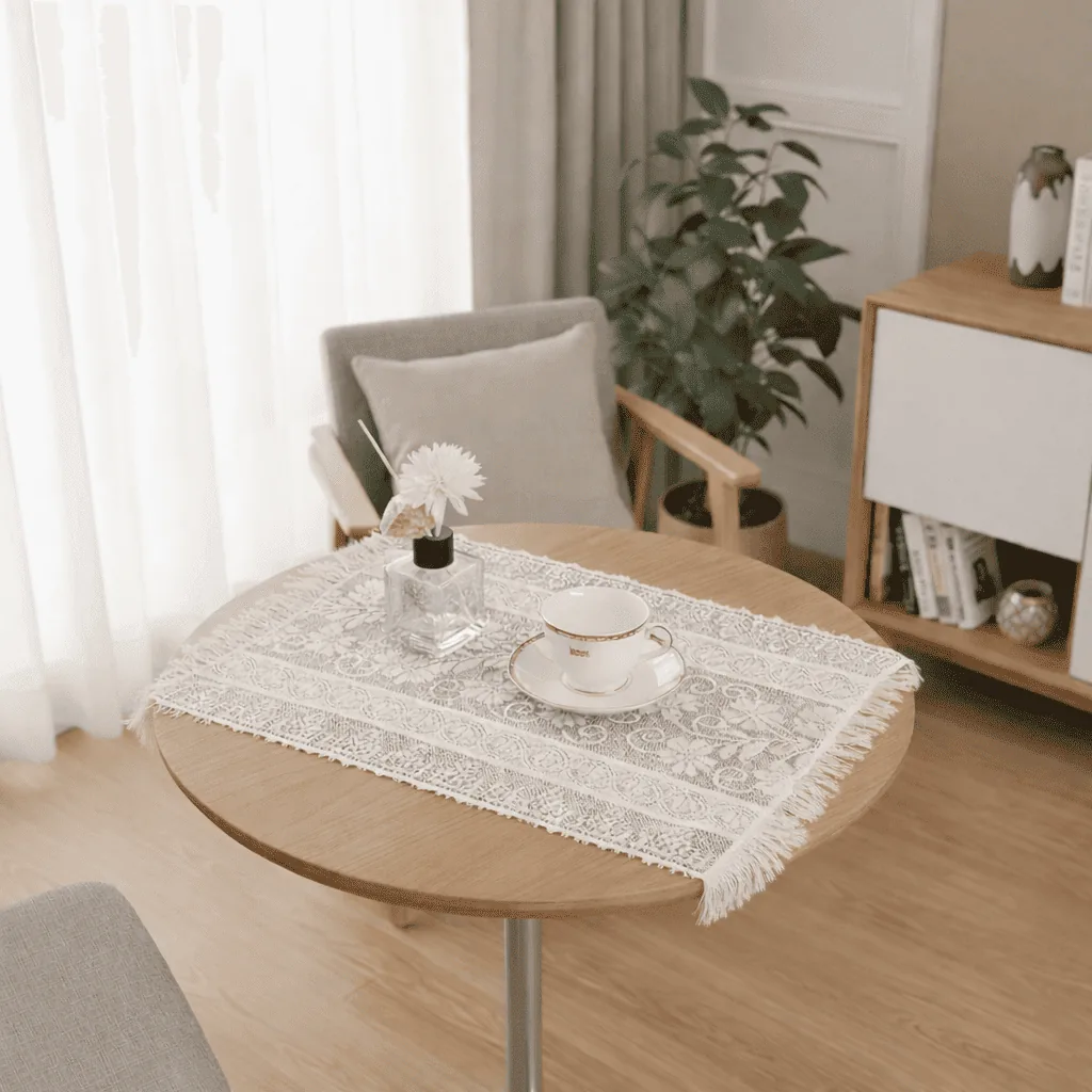 Camino de mesa encaje 53cm x 30cm - Mantelería | D' Ensueño