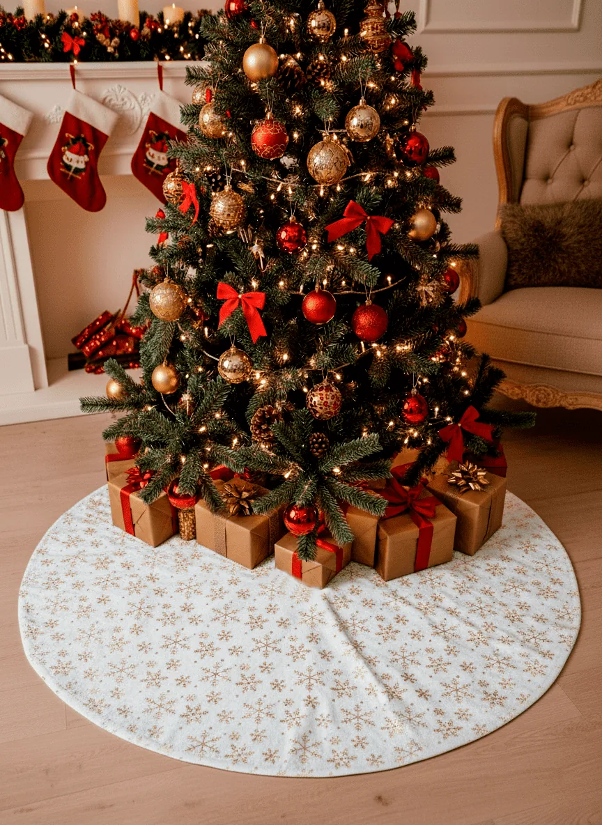 Pie de árbol lux 1,5 m de diámetro - Navidad | D' Ensueño