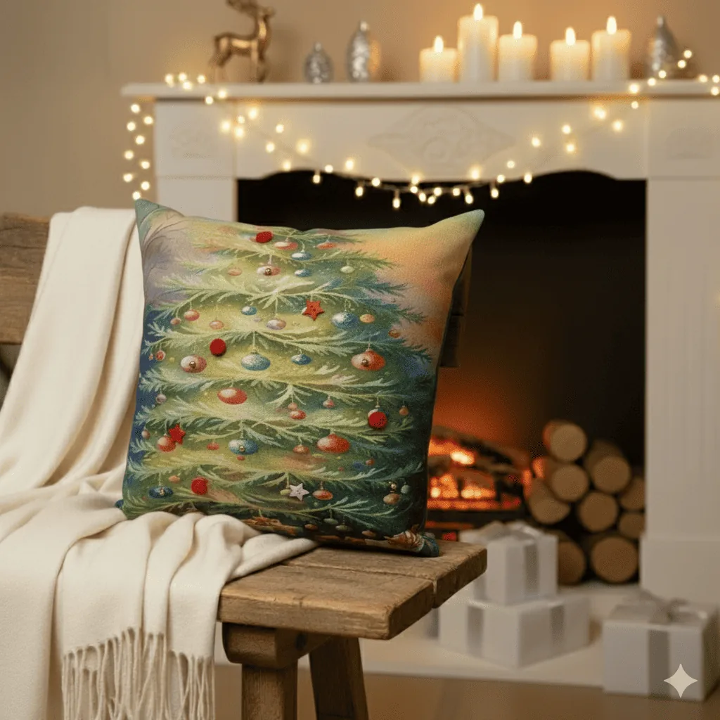 Cojín noel 45cmx45cm - Navidad | D' Ensueño