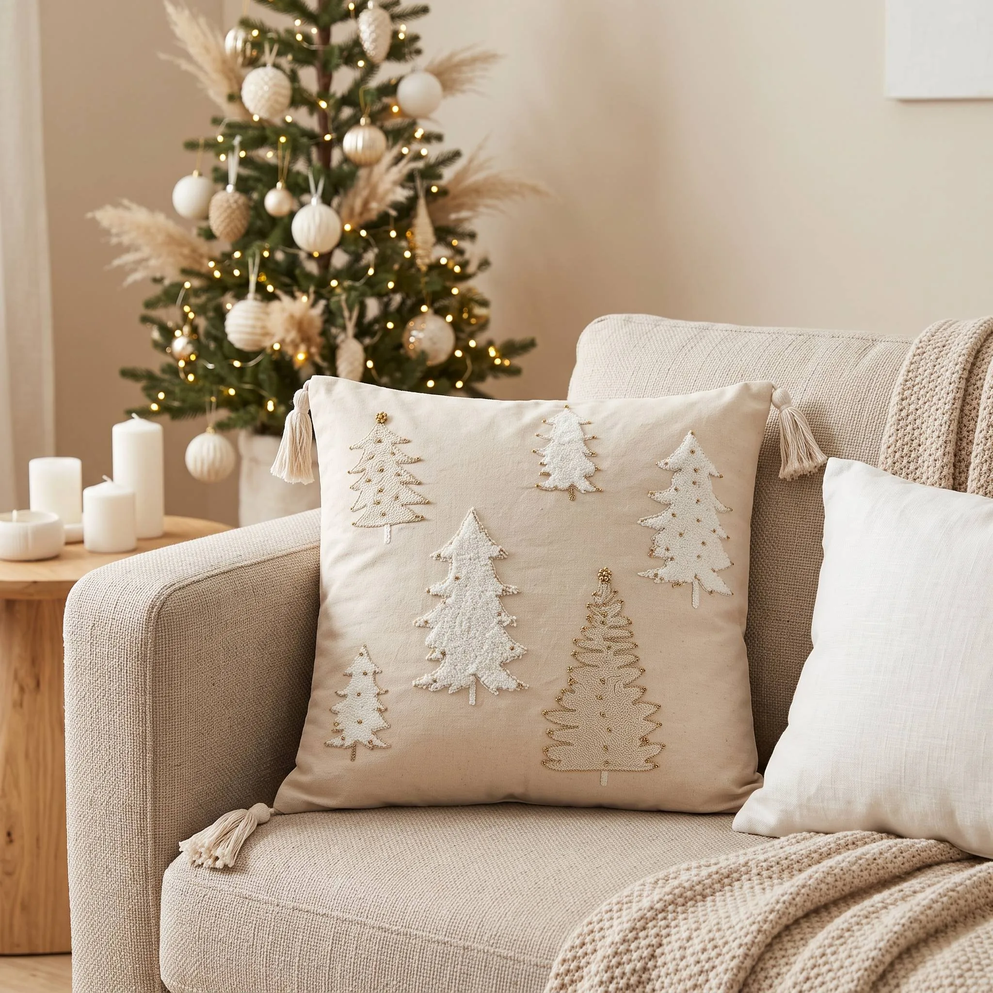 Cojín p az 45cmx45cm - Navidad | D' Ensueño