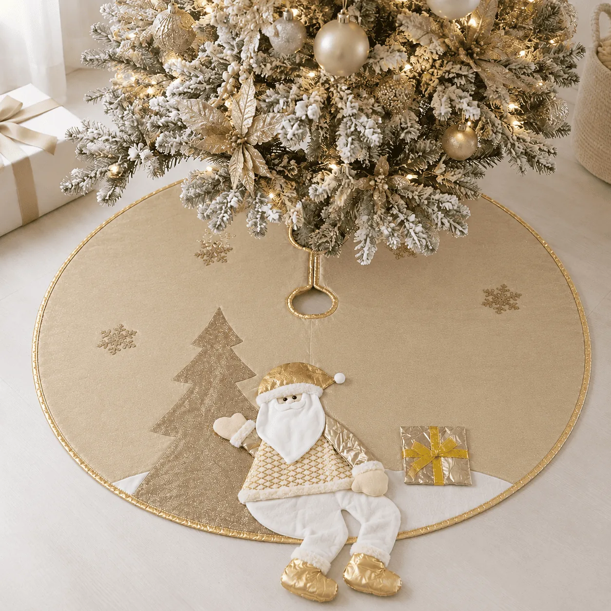 Pie de árbol fiest 120cm - Navidad | D' Ensueño