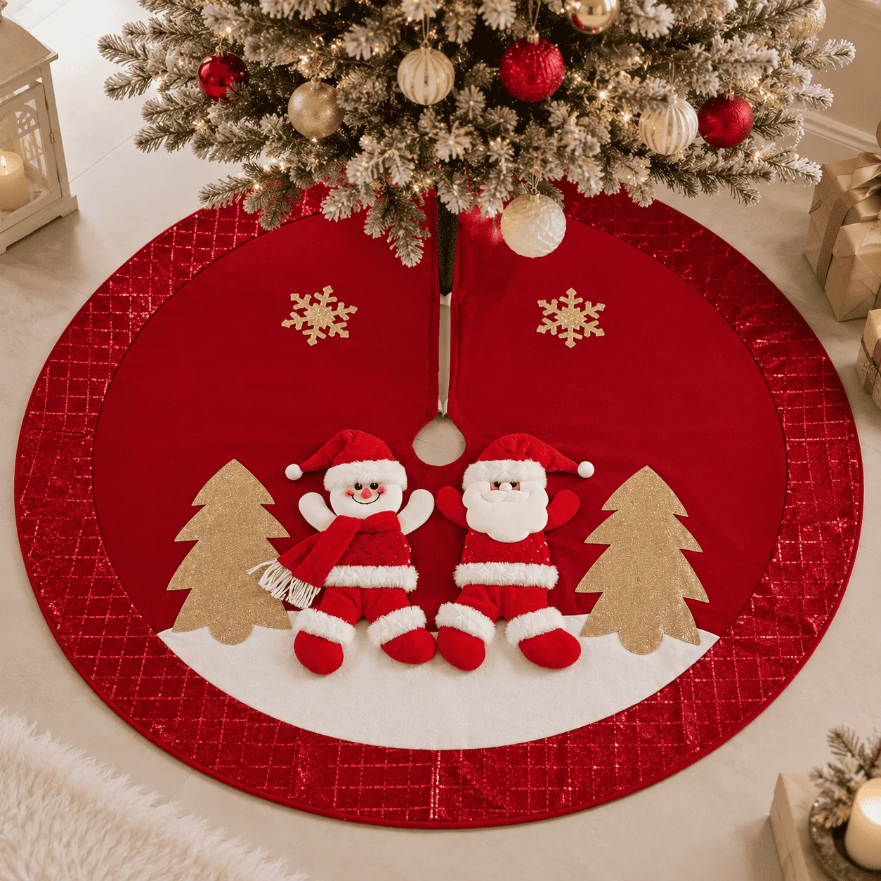 Pie de árbol villan 100cm - Navidad | D' Ensueño