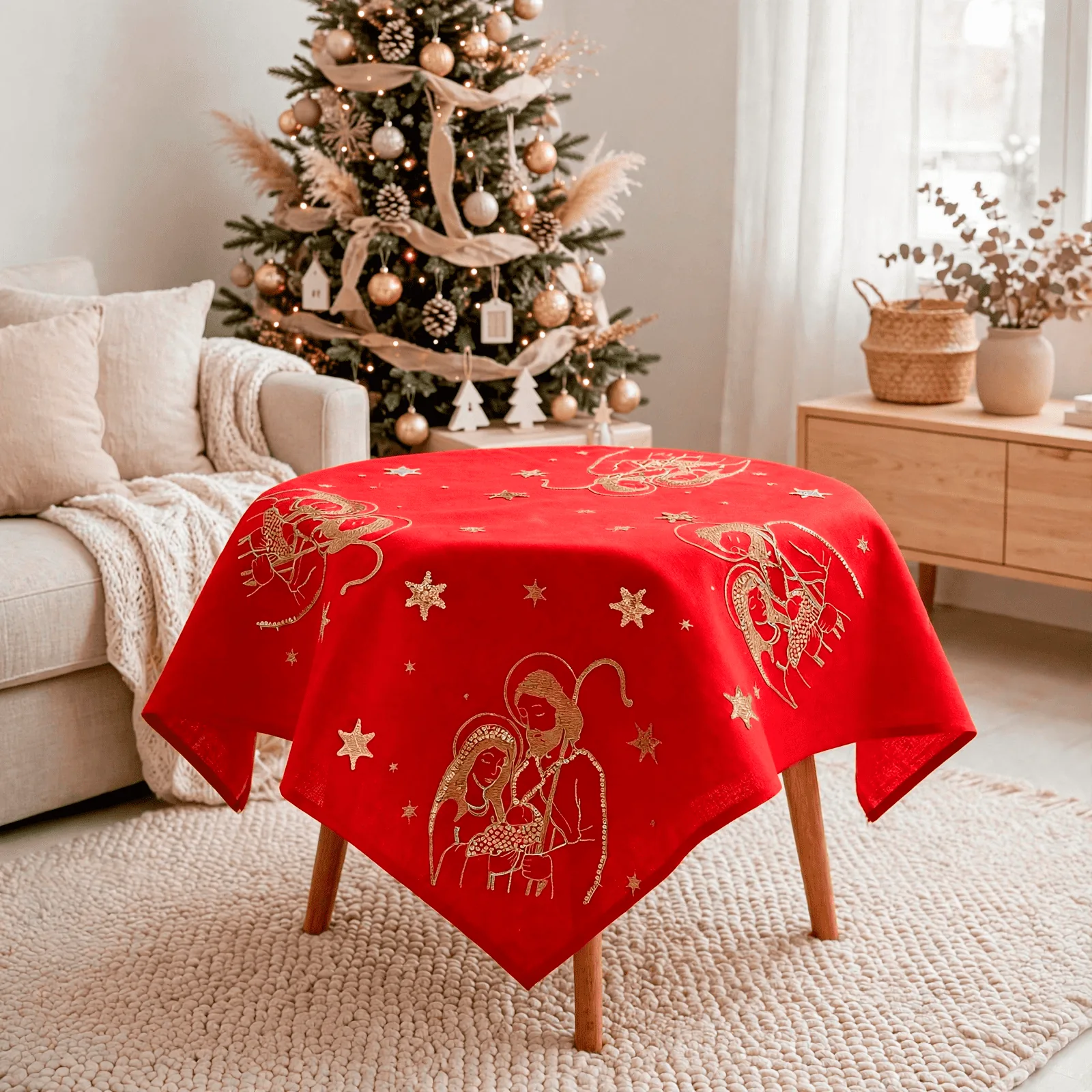 Carpeta f amil 85cmx85cm - Navidad | D' Ensueño