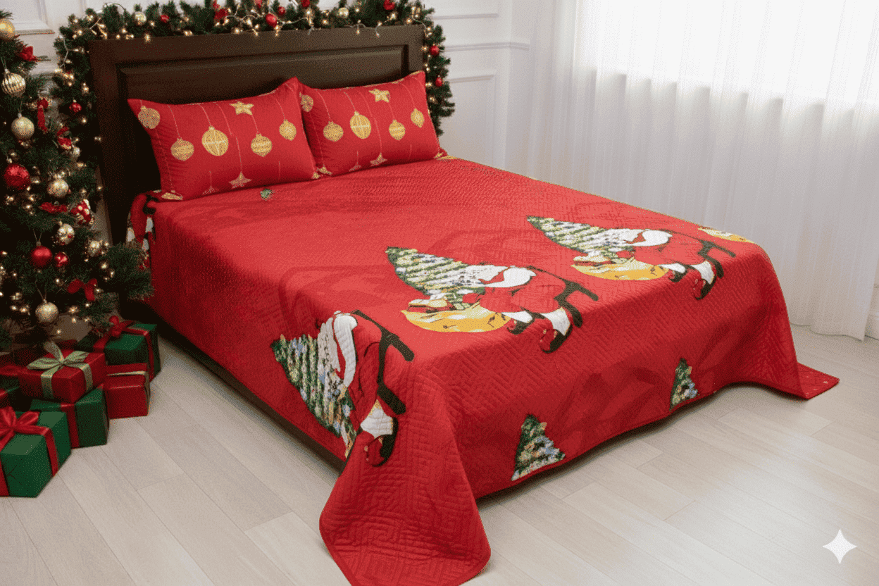 Tendido de cama ultrasonido semidoble - Navidad 2025 | D' Ensueño