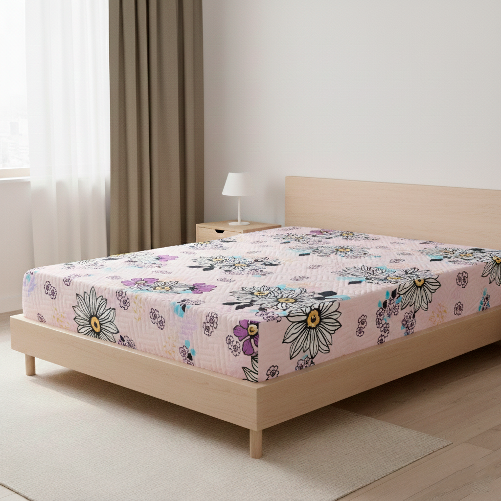 Protector de colchón estamp ado. sencillo - Protectores | D' Ensueño