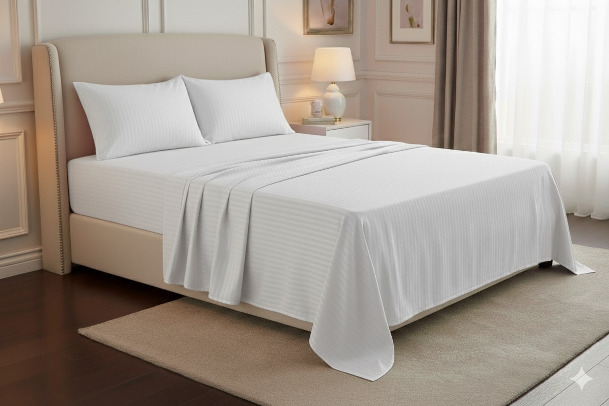 Juego de sábanas natura sencillo - Hotelero | D' Ensueño