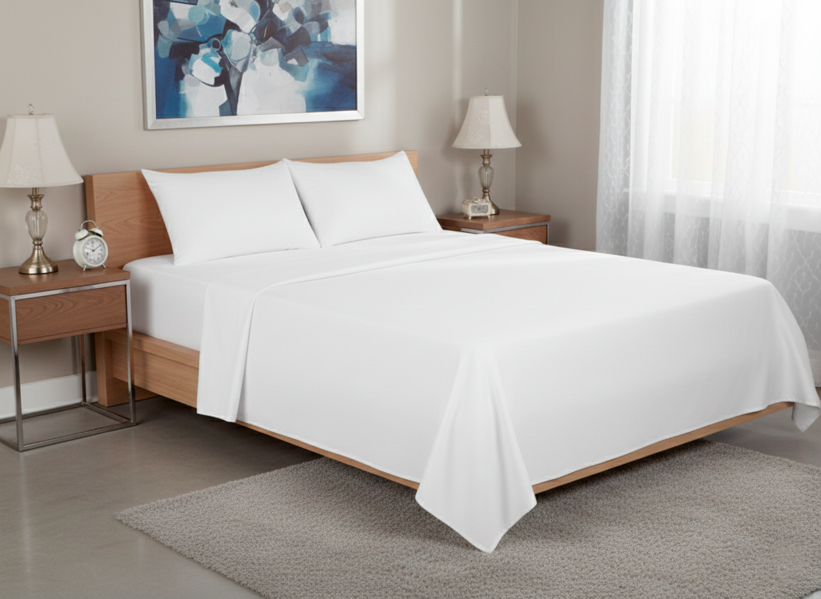 Sábana género material: 48% poliéster-52% algodón de 144 hilos. doble - Sábanas | D' Ensueño