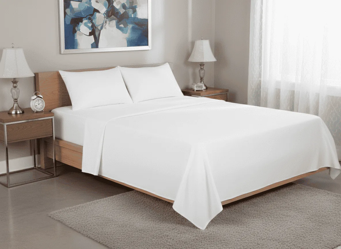 Sábana género material: 48% poliéster-52% algodón de 144 hilos. doble - Sábanas | D' Ensueño