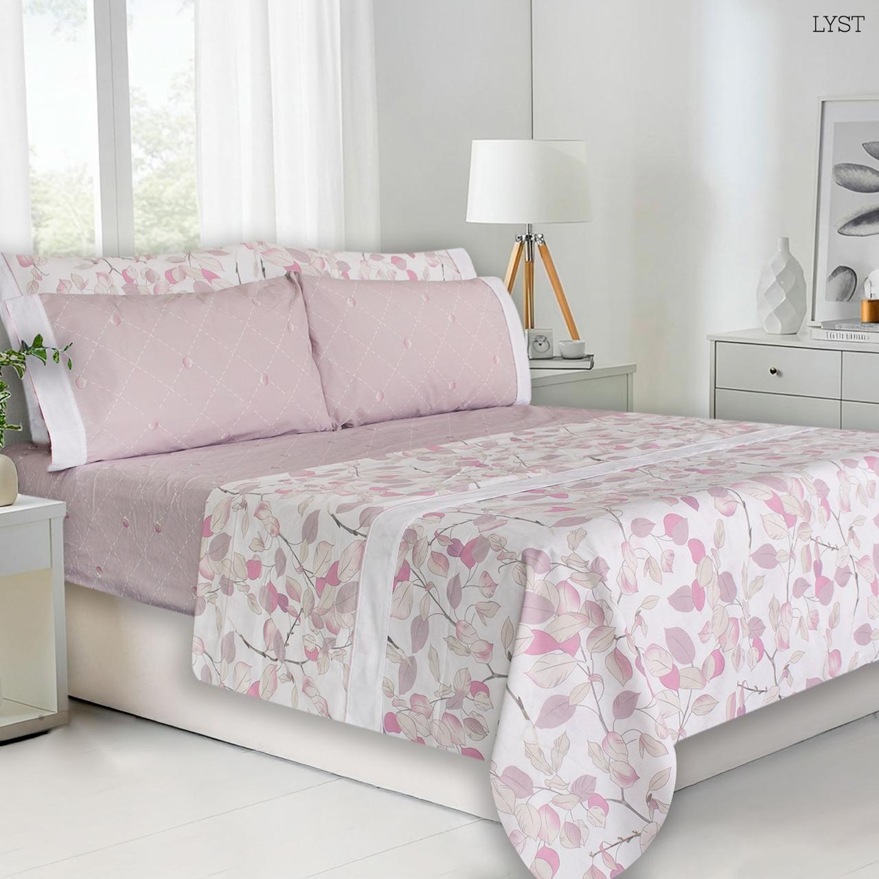 Juego de sábanas zafira juego de sábanas en género 50% algodón 50% poliéster. doble - Sábanas | D' Ensueño