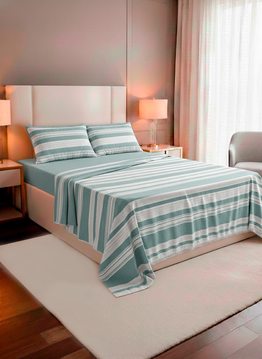 Sábana serena juego de sábanas en microfibra de 100gr sensación algodón. doble - Sábanas | D' Ensueño