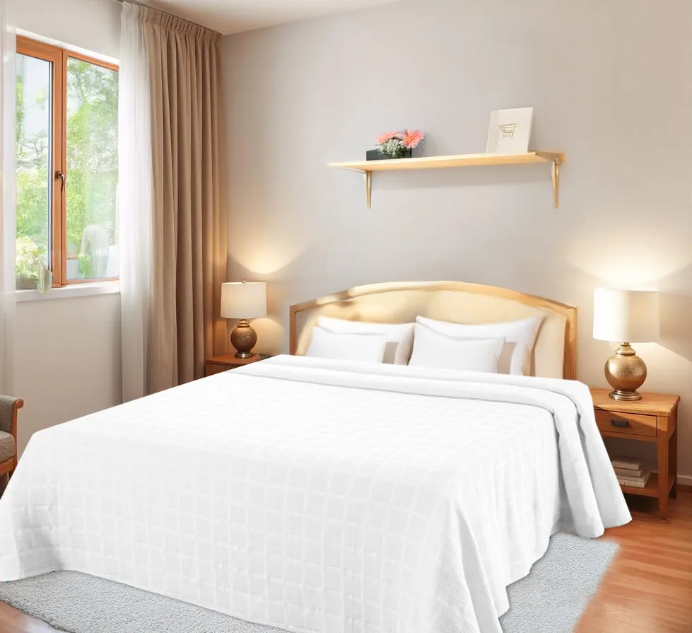 Colcha domino sin fleco doble - Tendidos estándar | D' Ensueño