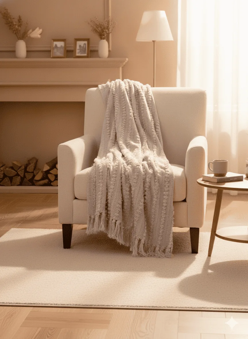 Pie de cama throwl 130cmx150cm - Tendidos premium | D' Ensueño