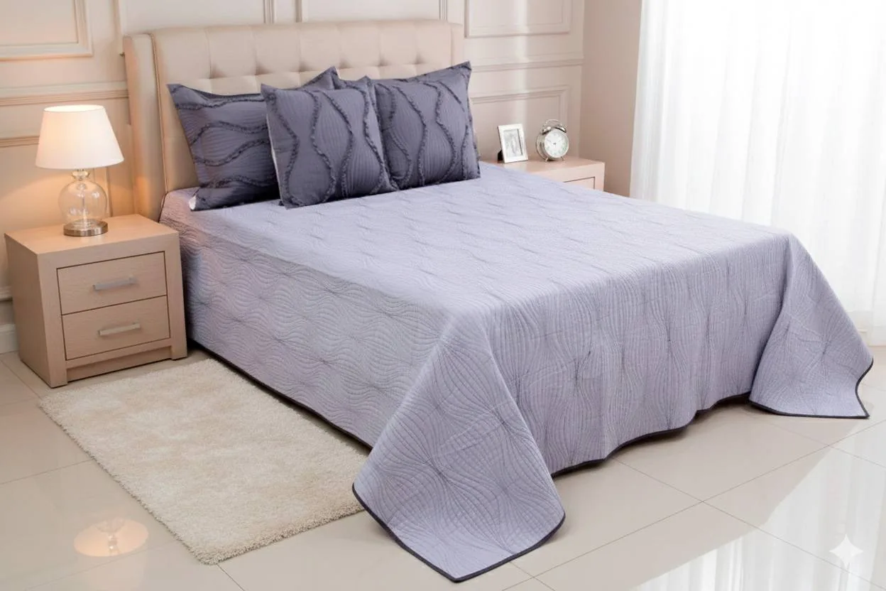 Tendido de cama p assword ondas king - Tendidos premium | D' Ensueño