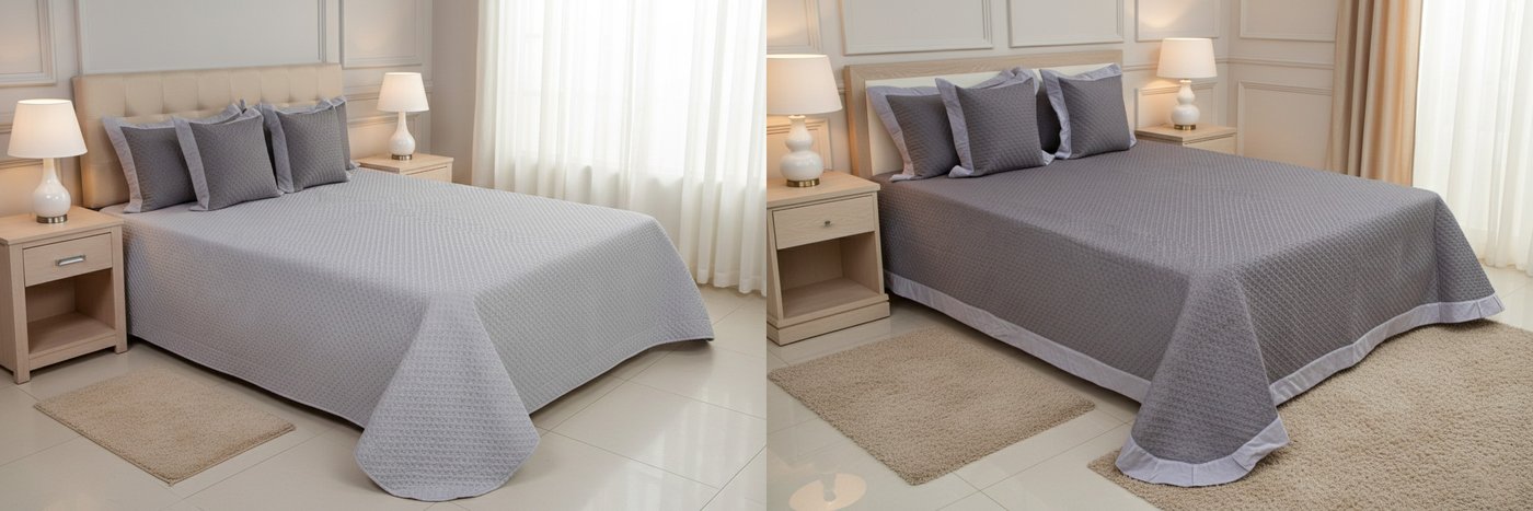 Tendido de cama aster fullqueen - Tendidos premium Colombia