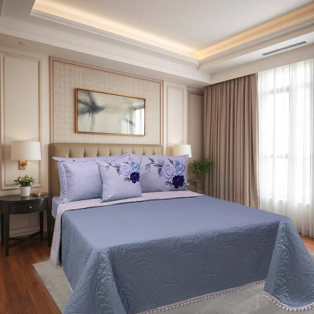 Tendido de cama keira x 6 piezas doble - Tendidos premium | D' Ensueño