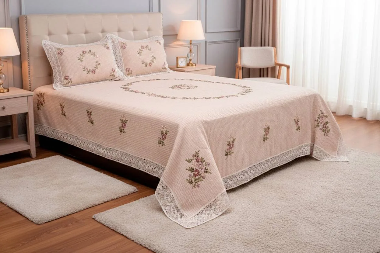 Colcha lirio doble - Tendidos premium Colombia