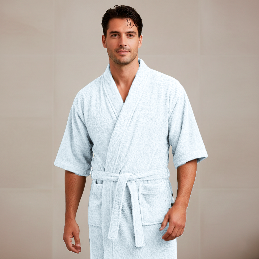 Ba a de baño hombre en tela toalla - Toallas Colombia