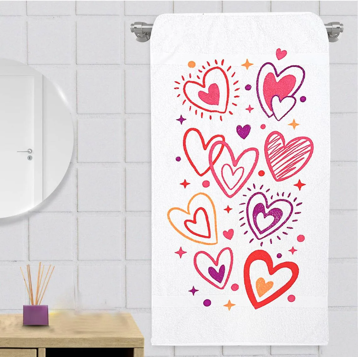 Toalla de cuerpo estampada protela 70cmx140cm - Toallas | D' Ensueño