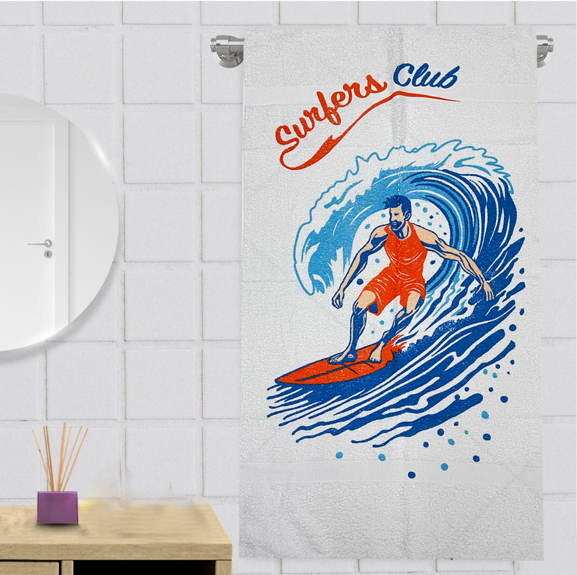 Toalla de cuerpo estampada protela 90cmx180cm - Toallas | D' Ensueño